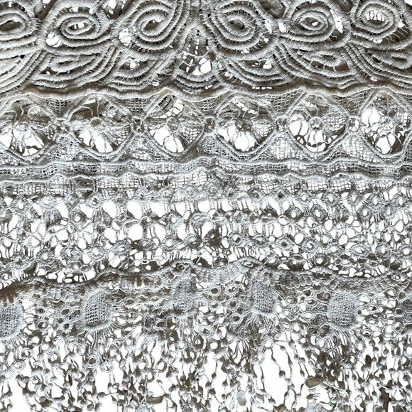 Lovely 153 Vintage Cotton Cream Crochet Top Boho Fairy Whimsy Cottagecore L - Picture 6 of 7